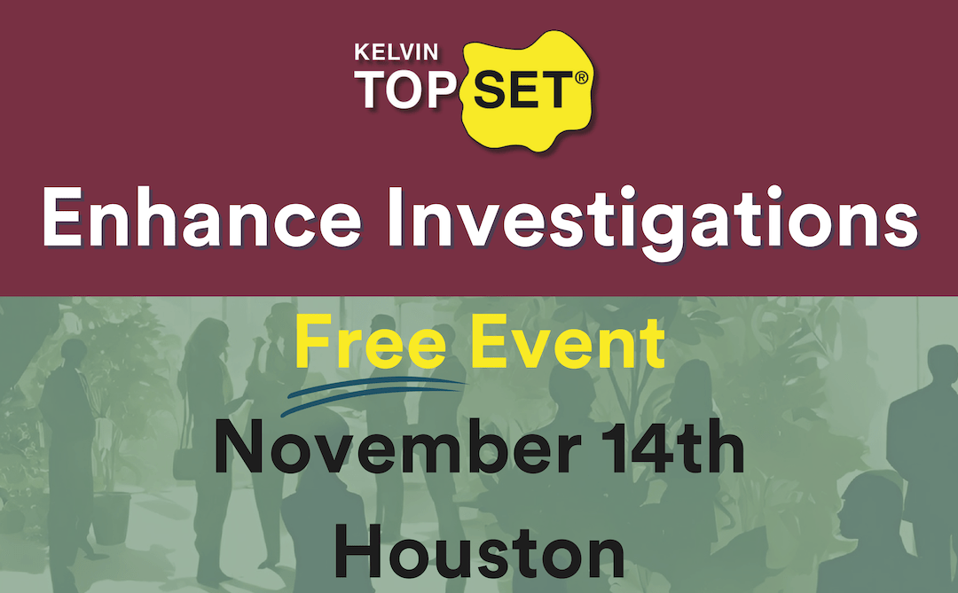 Enhance Investigation Skills Event Houston
